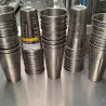 Used Stainless Steel Milkshake Mixing cups