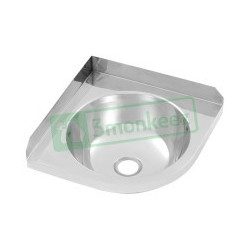 3 Monkeez Corner Stainless Steel Hand Basin - Model Code : HBCR