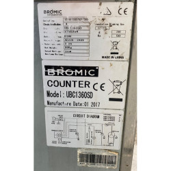 Bromic  Two Solid Door Under Bench Chiller