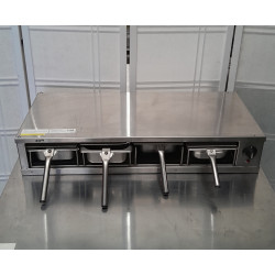 Used Commercial Hot Food Warmer Holding Cabinet 4 Tray Holder