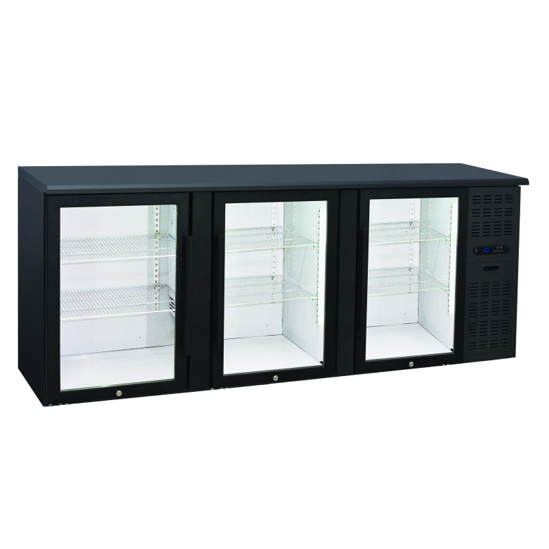 Anvil BBZ0300 3 Door Glass Door Back Bar