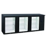 Anvil BBZ0300 3 Door Glass Door Back Bar