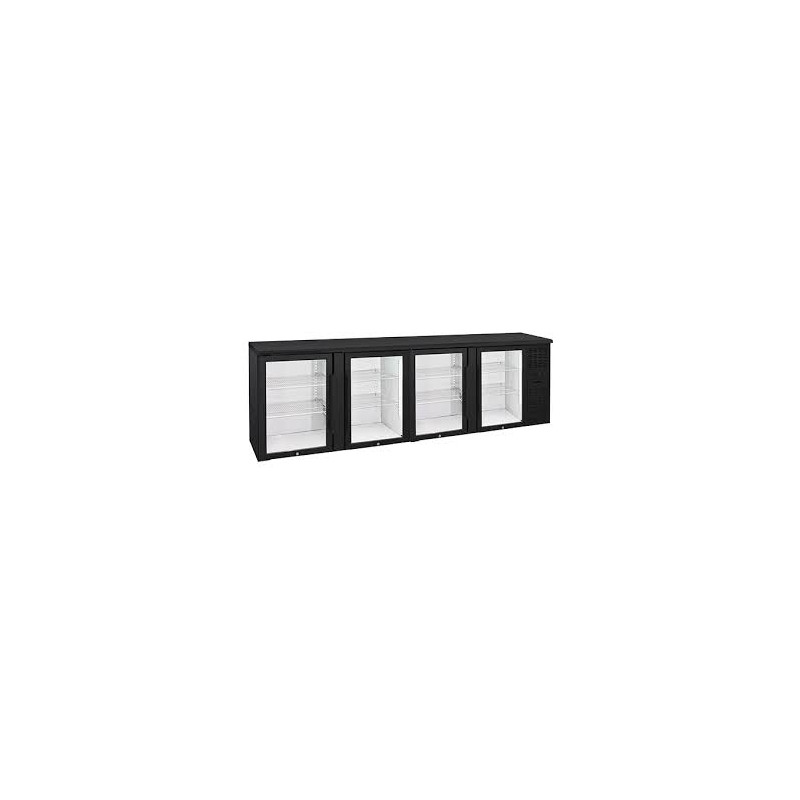 Anvil BBZ0400 4 Door Glass Door Back Bar