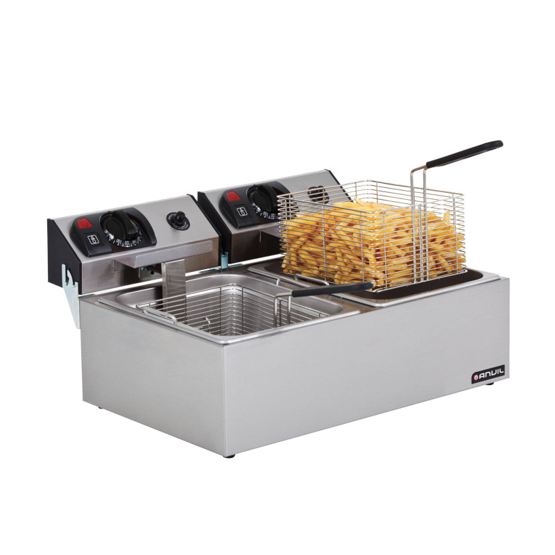 Anvil FFA0002 Fryer Deep Fat Double Pan