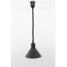 Anvil HLD0001B Heat Lamp Matte Black Venus