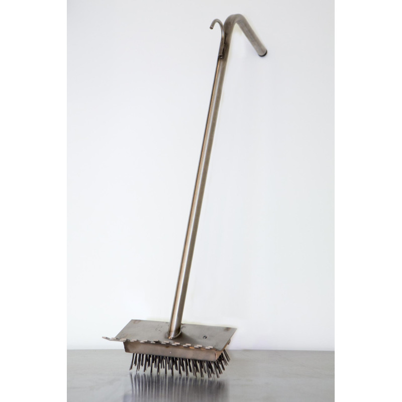 Grilla Mate GBP0001 Stainless Steel Handle Wire Brush Grill Scraper