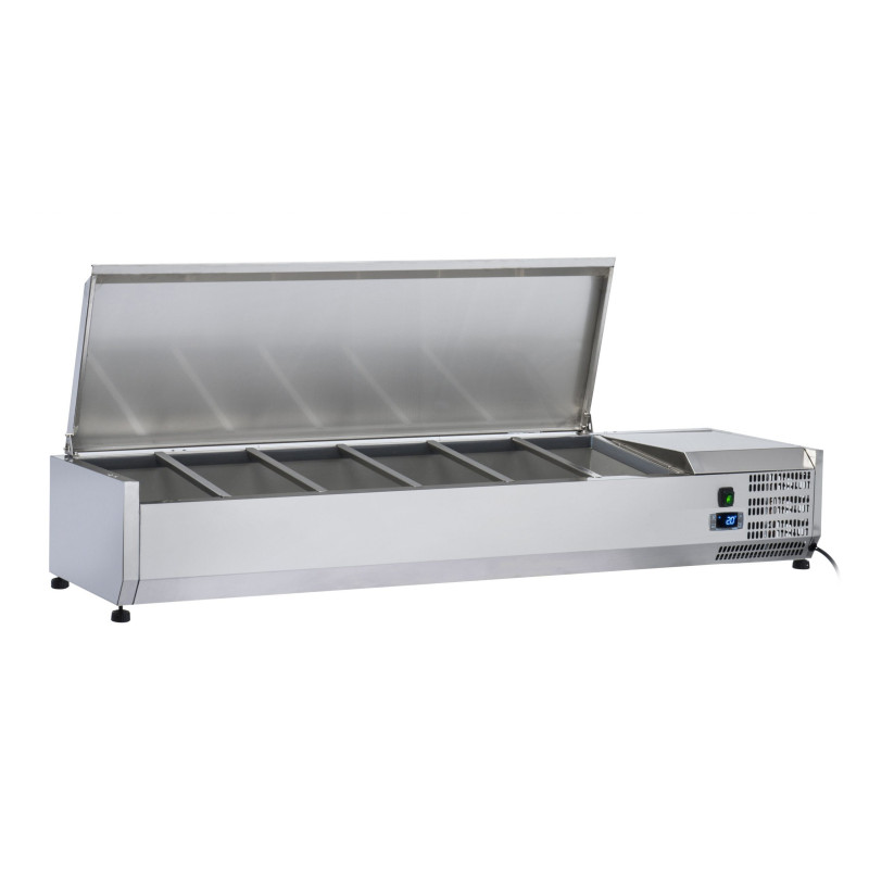 Anvil VRX1200S 1200 Stainless Steel Lid Refrigerated Ingredient Well