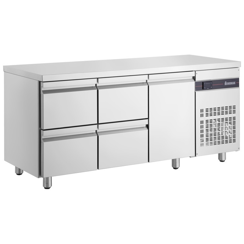 Inomak UBD4000 Under Bar Fridge 1 Door 4 Drawers