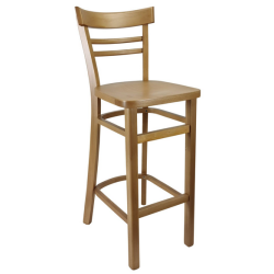 Furnlink Vienna Barstool Timber Seat by Durafurn