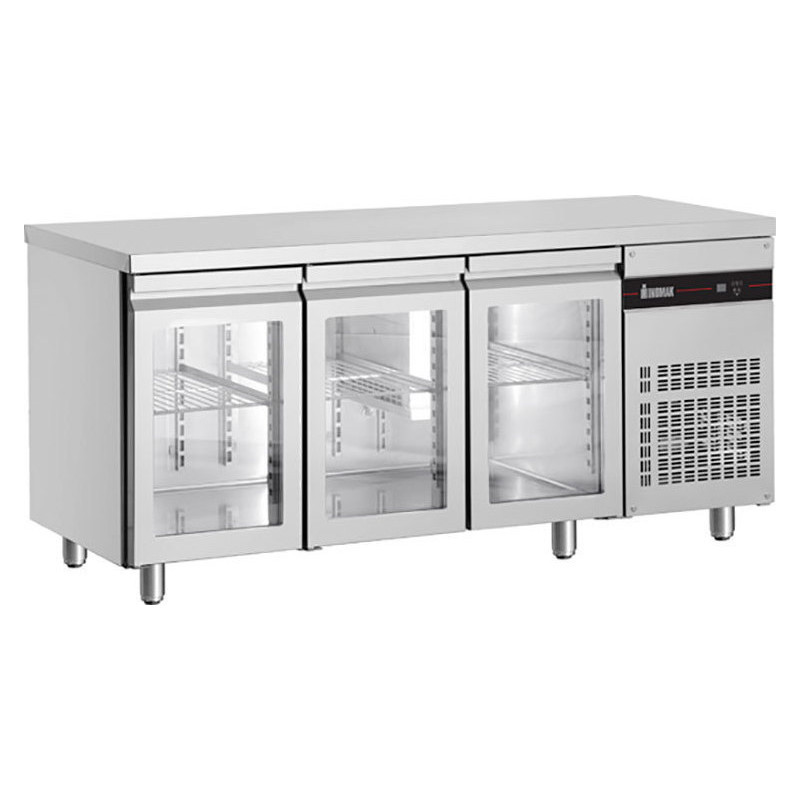 Inomak UBI7179G Glass Undercounter Fridge 1790mm