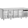 Inomak UBI7224G  Glass Undercounter Fridge 2240M