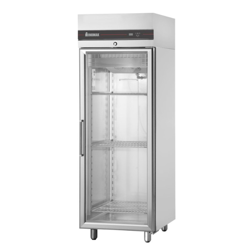 Inomak UFI1170G Single Door Upright Glass Fridge