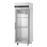 Inomak UFI1170G Single Door Upright Glass Fridge