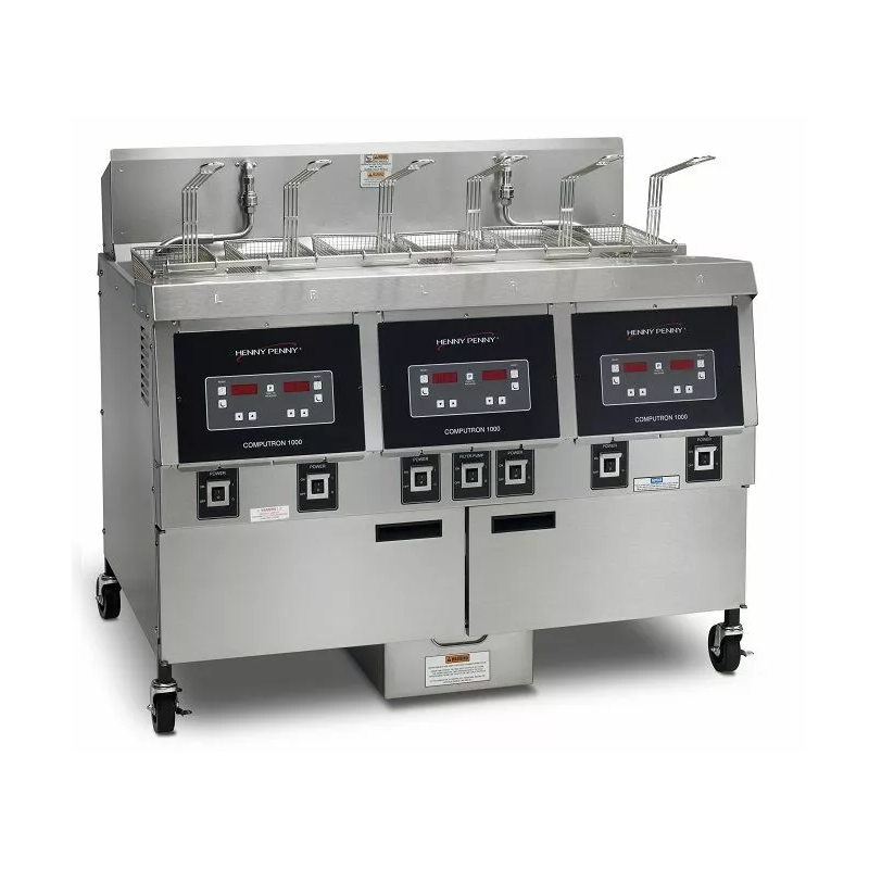 Henny Penny OFE – 323 With 1000 Computron Controls Open Fryers (Split/Split/Split)