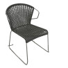 Outdoor Rattan Stainless Steel Frame Chairs