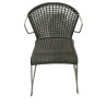 Outdoor Rattan Stainless Steel Frame Chairs