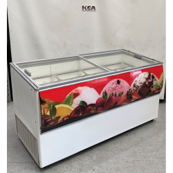 Crystal Ice Cream Display