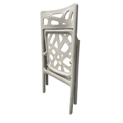 Folding In/Outdoor Chairs, Grey