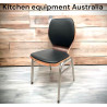 Ply wood Restaurant Chairs With Black Vinyl Pad  - Model: CY-113