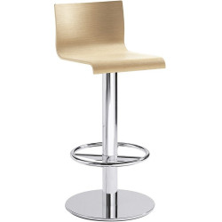 KUADRA Stool swivel 4417KU - Bleached Ash Wood