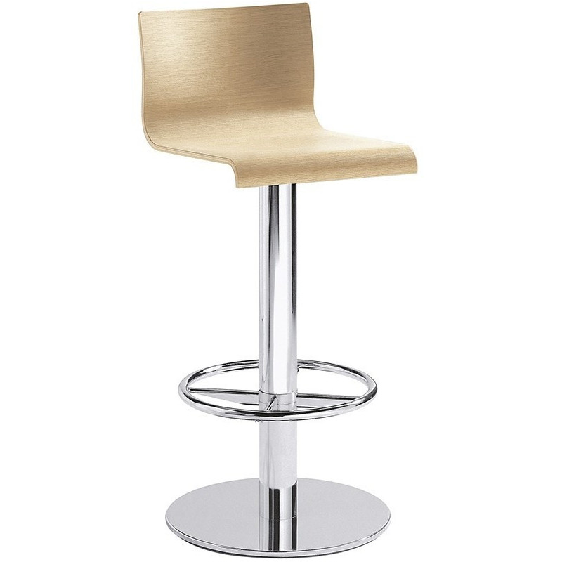 KUADRA Stool swivel 4417KU - Bleached Ash Wood