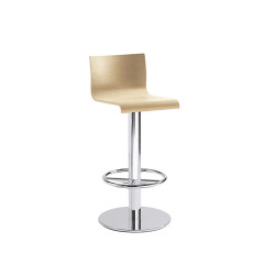 KUADRA Stool swivel 4417KU - Bleached Ash Wood