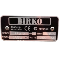 Birko RFW/2 Pie Warmer Builders Model 50 Pies Capacity