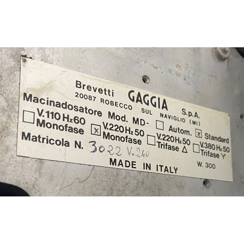 Brevetti Gaggia Commercial Coffee Grinder