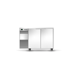 Skope  BackBar 2 Solid Swing Door Fridge