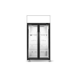 Skope  SKT1000N-A 2 Glass Door Display or Storage Fridge