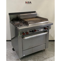 Garland 2 burner & 600mm hotplate range