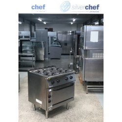 Used Mareno AC7FE-8G 4 burner & oven