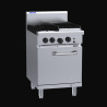 Luus  RS-2B3C  2 Burner 300mm Chargrill with Oven