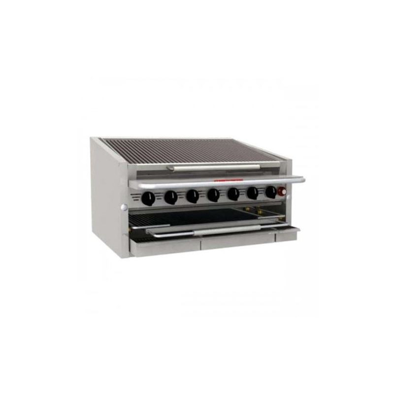 MagikitchN 600 Series Radiant Grill Charbroiler 7 Burners - CM-636-RMB