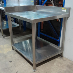 Used Custom made Stainless steel Bench 800mm Wide