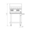 B+S COMMERCIAL KITCHENS - B+S Four Burner Boiling Top - BT-SB4 