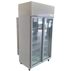 Skope TME1000-H 2 Glass Door Upright Fridge