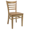 Furnlink The Duraseat Florence Chair Timber Seat by Durafurn