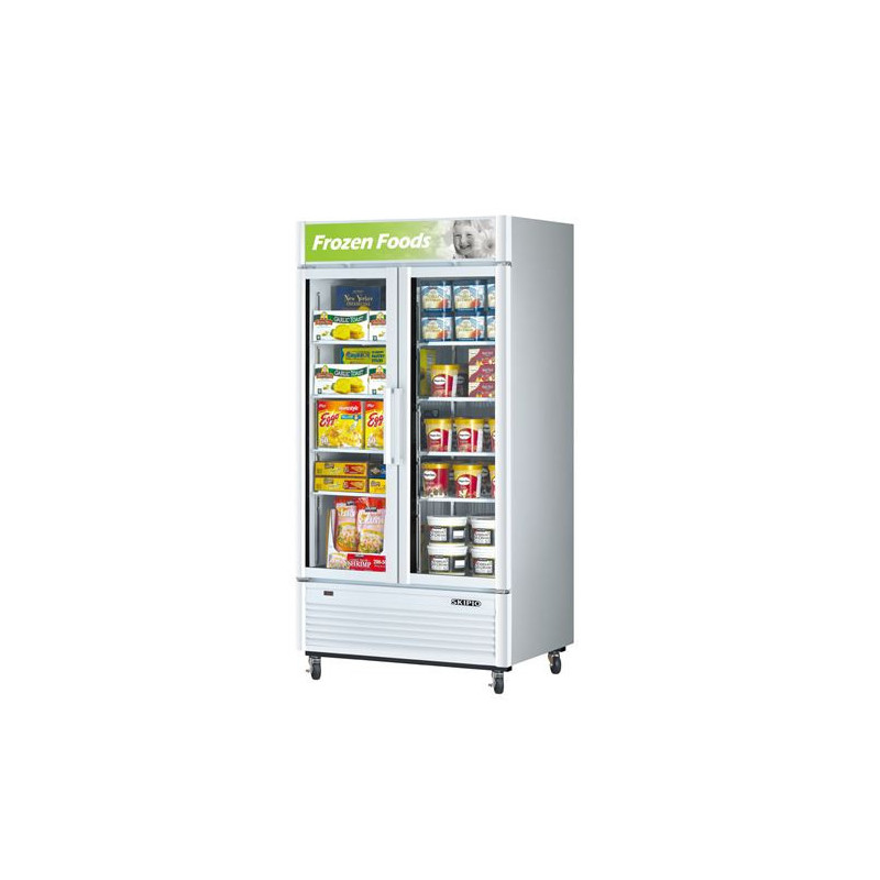 AONEMASTER GLASS DOOR MERCHANDISER SWING DOOR SGF-35 FREEZER