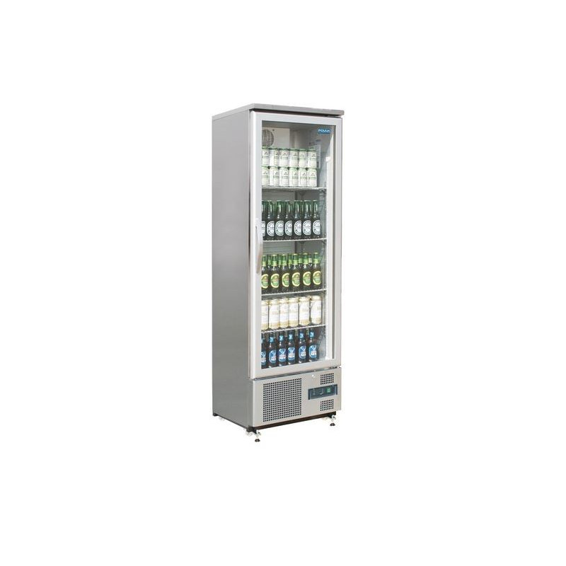 POLAR - CK479-A  -  Polar Single Hinged Door Upright Back Bar Cooler