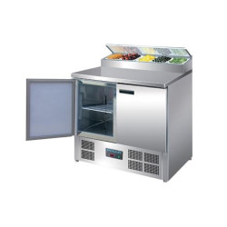 POLAR - G604-A  - Polar 2 Door Salad and Pizza Prep Counter Stainless Steel 