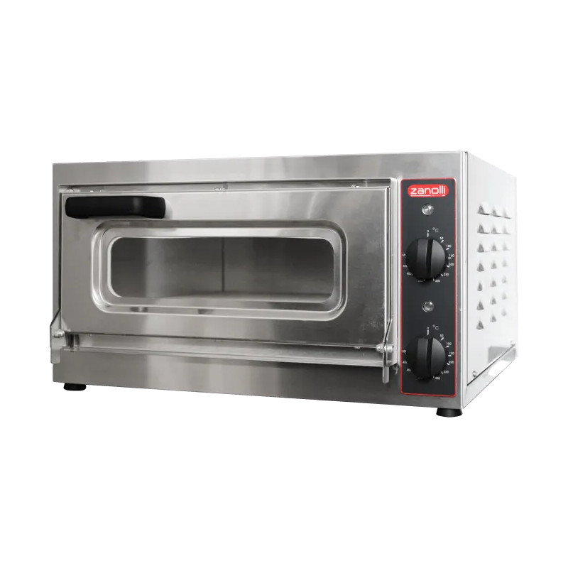 Zanolli   Vulcano Compact single deck oven with chamber size (400 W X 400 X 110)