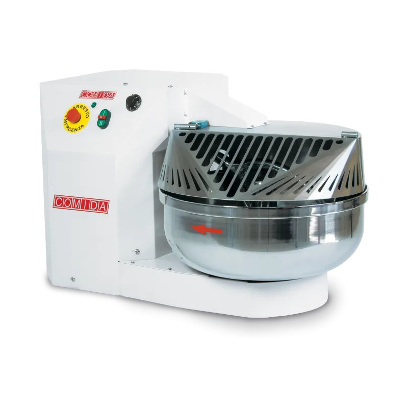 Zanolli   Demetra 30 litre 2 speed fork pizza dough mixer -  25 kg finished / 16 kg dry flour