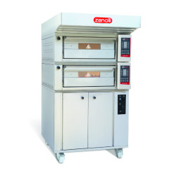 Zanolli  Teorema Polis 2 Tray Bakery Deck Oven with narrow design -180mm Chamber Height