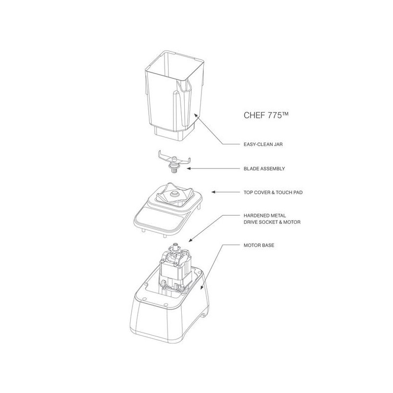 BLENDTEC - Twister Jar - item  92200210 - Commercial Blender