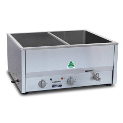 Roband BM4T   Counter Top Bain Marie with thermostat 2 x 1/2 size, pans not included