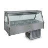 Roband ERX23RD   Straight Glass Refrigerated Display Bar, 6 pans