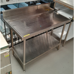 Used Simply Stainless Dishwasher Outlet Bench SS07.7.1200L Left Hand Side