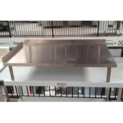 Used Stainless Steel Chemical Bench 1130mm Wide