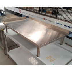 Used Stainless Steel Chemical Bench 1130mm Wide